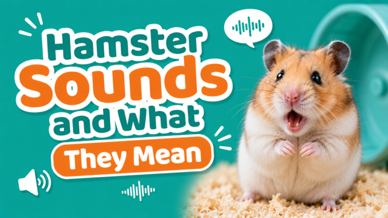 Hamster Sounds and What They Mean