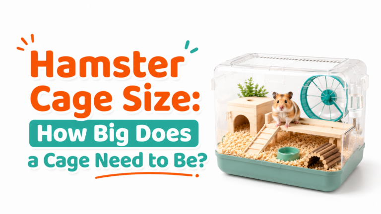 Hamster Cage Size: How Big Does a Cage Need to Be?