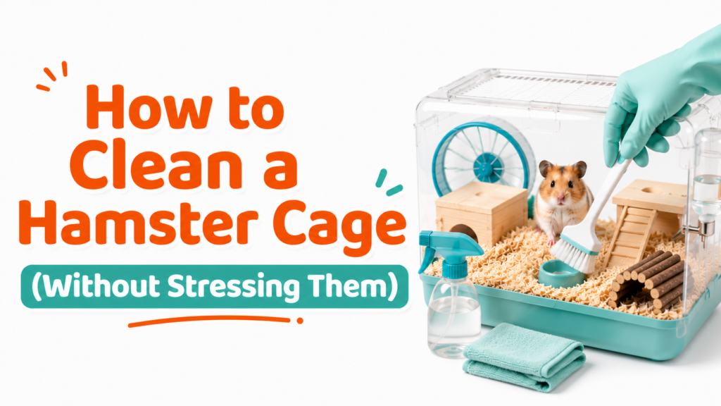 How to Clean a Hamster Cage (Without Stressing Them)
