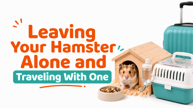 Leaving Your Hamster Alone and Traveling With One