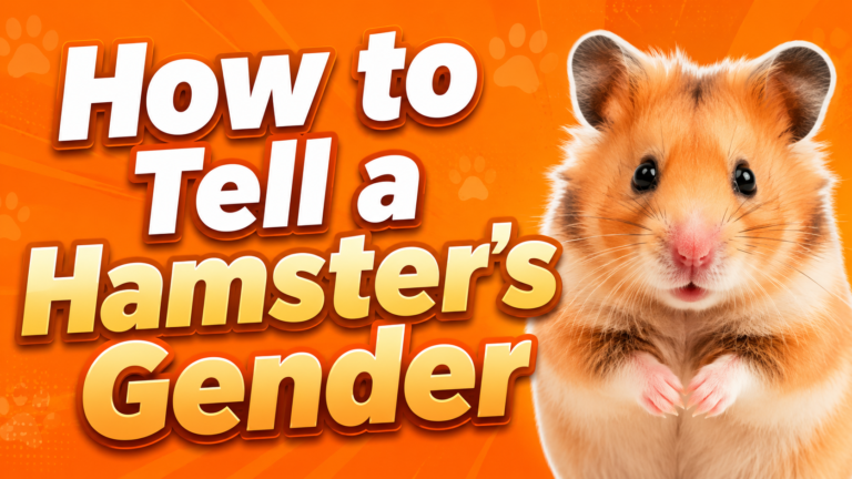 How to Tell a Hamster's Gender