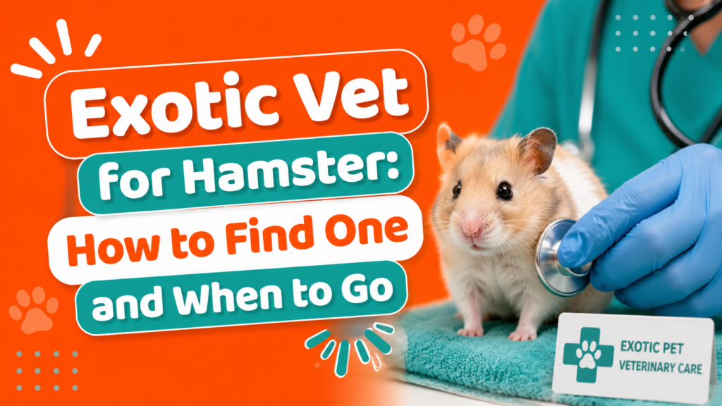 Exotic Vet for Hamster: How to Find One and When to Go