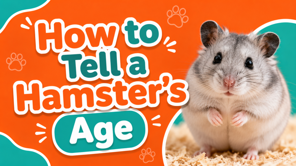 How to Tell a Hamster's Age