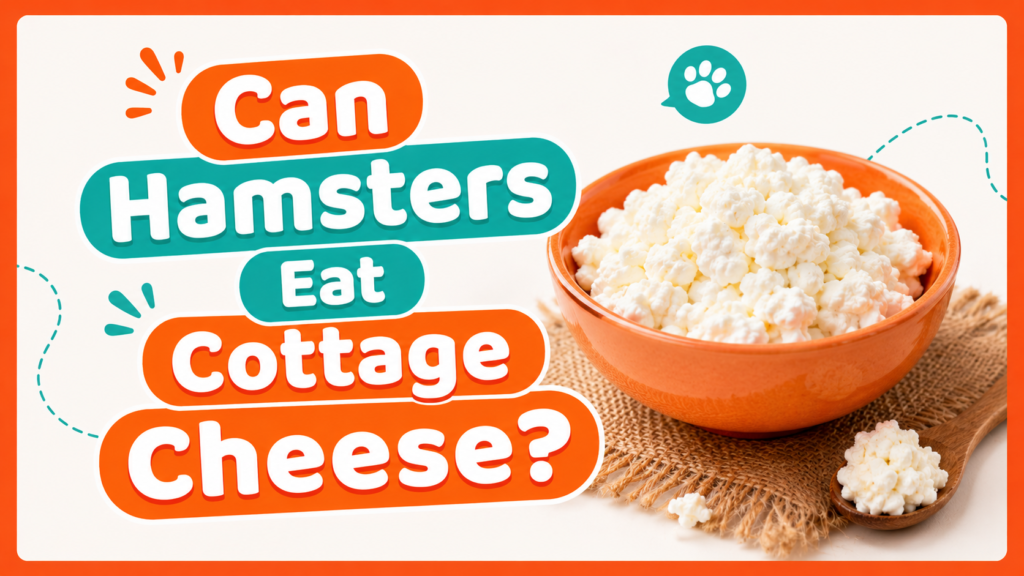 Can Hamsters Eat Cottage Cheese?
