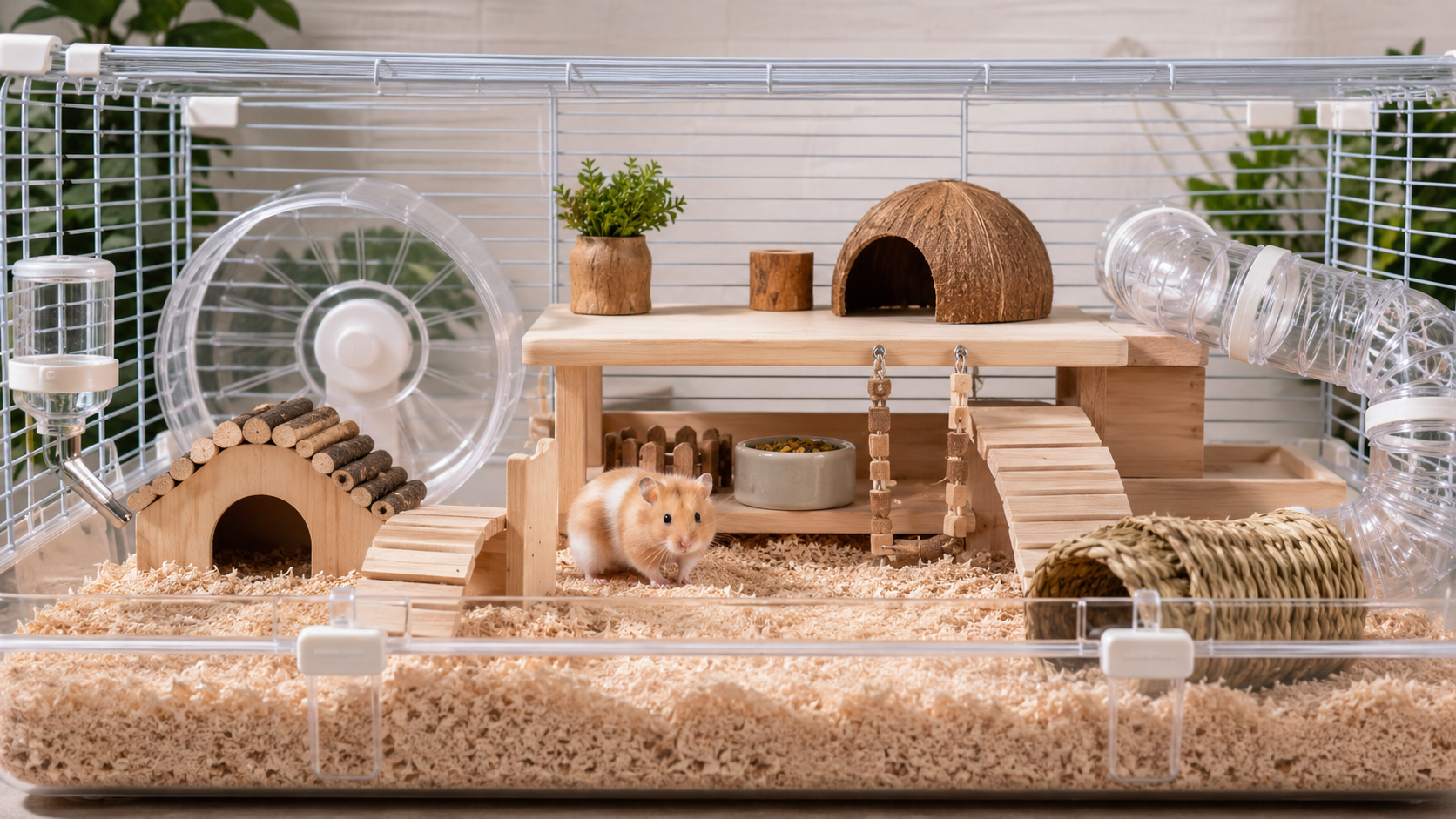 Cage & habitat setup